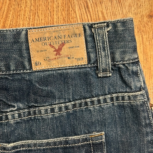 AMERICAN EAGLE Y2K Retro Skirt Denim Sz 0 - Picture 6 of 10
